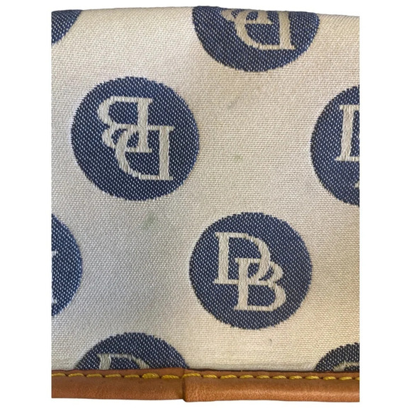 Dooney & Bourke canvas and leather trim wristlet - Picture 8 of 8